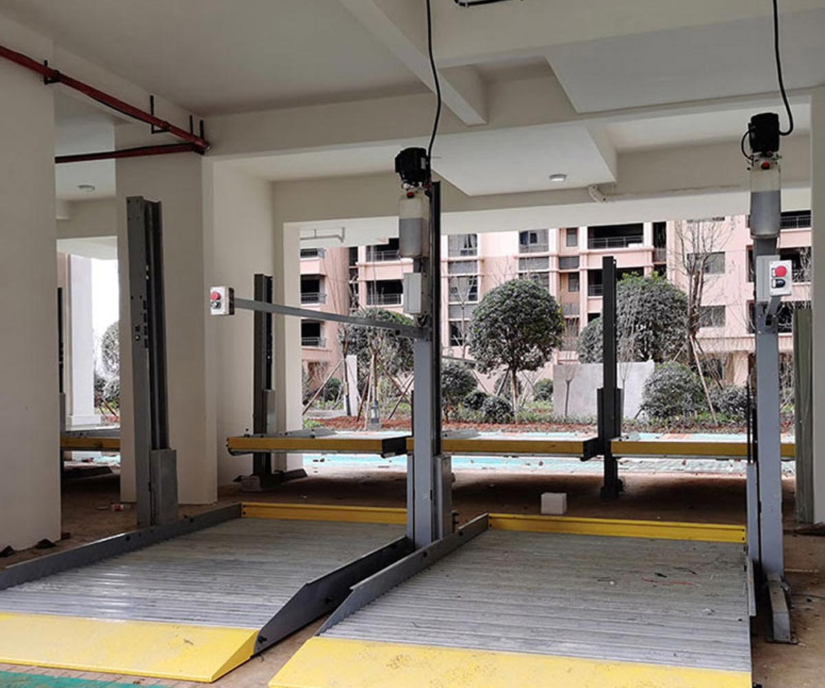 城固縣PSH橫移式機械停車場安裝
